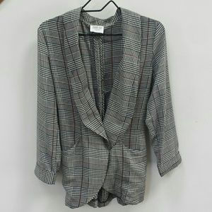 faux blazer